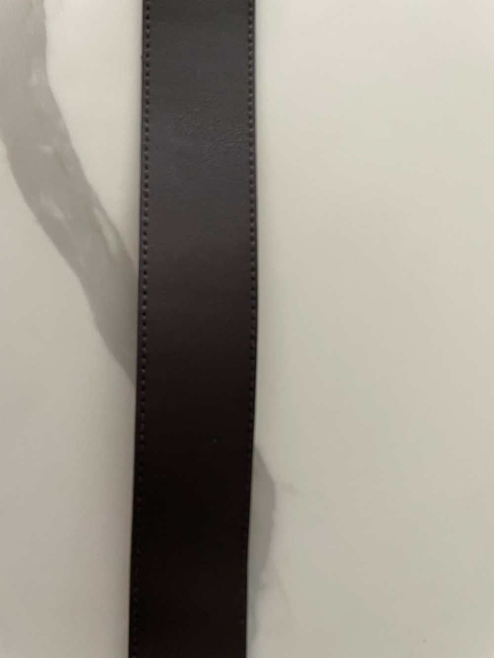 MICHAEL KORS - Brown Leather Belt with Gold Buckle - Picture 4 of 6